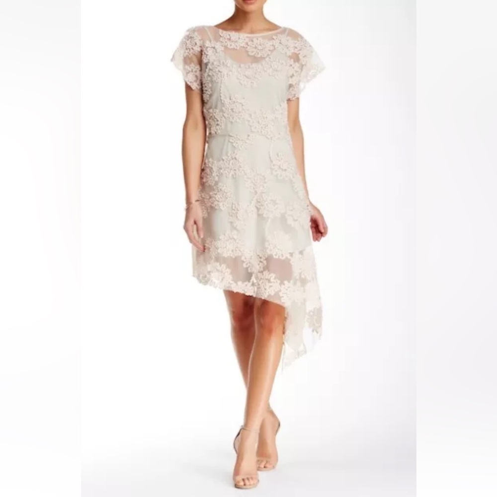Womens New Anthropologie ARATTA Felice Romantic High Low Dress